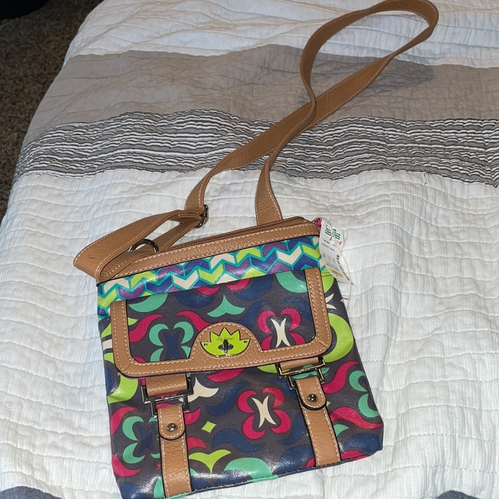 lily bloom crossbody pattern bag